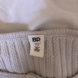 bp ruffle white shirt